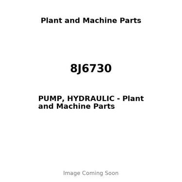 8J6730 - PUMP, HYDRAULIC