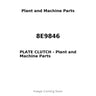 8E9846 - PLATE CLUTCH