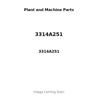 3314A251 - VALVE SEAT - INLET