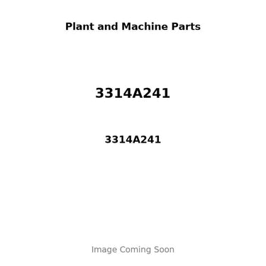 3314A241 - VALVE SEAT - INLET