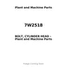7W2518 - BOLT, CYLINDER HEAD