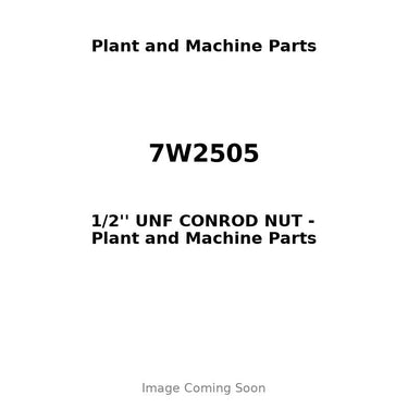 7W2505 - 1/2'' UNF CONROD NUT