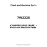 7W2225 - CYLINDER HEAD (BARE)