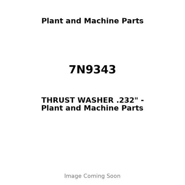 7N9343 - THRUST WASHER .232"