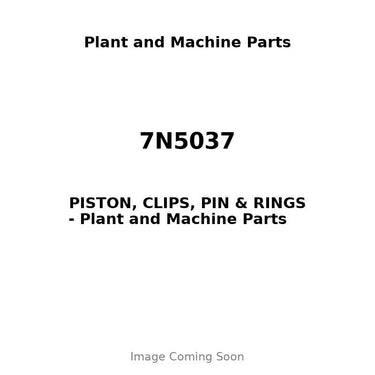 7N5037 - PISTON, CLIPS, PIN & RINGS