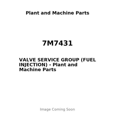 7M7431 - VALVE SERVICE GROUP (FUEL INJECTION)