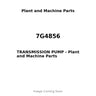 7G4856 - TRANSMISSION PUMP