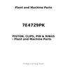 7E4729PK - PISTON, CLIPS, PIN & RINGS