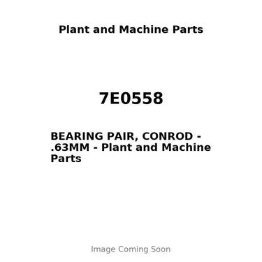 7E0558 - BEARING PAIR, CONROD - .63MM