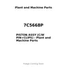 7C5668P - PISTON ASSY (C/W PIN+CLIPS)