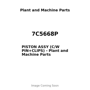 7C5668P - PISTON ASSY (C/W PIN+CLIPS)