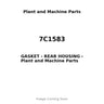 7C1583 - GASKET - REAR HOUSING