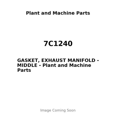 7C1240 - GASKET, EXHAUST MANIFOLD - MIDDLE
