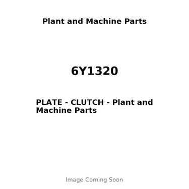 6Y1320 - PLATE - CLUTCH