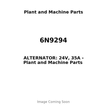 6N9294 - ALTERNATOR: 24V, 35A