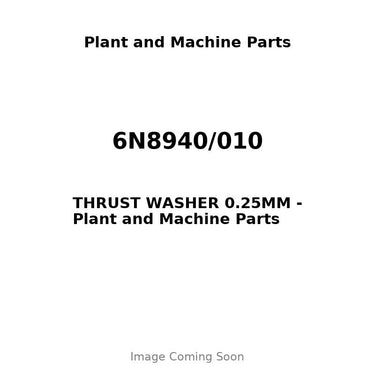 6N8940/010 - THRUST WASHER 0.25MM