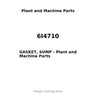 6I4710 - GASKET, SUMP