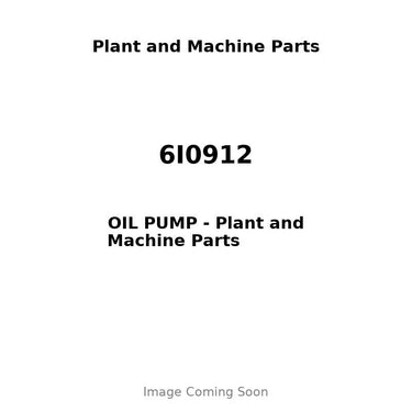 6I0912 - OIL PUMP