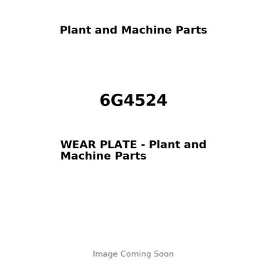 6G4524 - WEAR PLATE