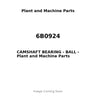 6B0924 - CAMSHAFT BEARING - BALL
