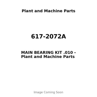 617-2072A - MAIN BEARING KIT .010