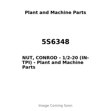 5S6348 - NUT, CONROD - 1/2-20 (IN-TPI)