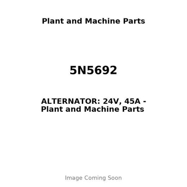 5N5692 - ALTERNATOR: 24V, 45A