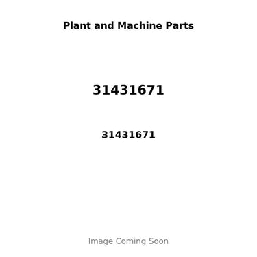 31431671 - EXHAUST VALVE - 45 DEGREE ANGLE
