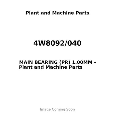 4W8092/040 - MAIN BEARING (PR) 1.00MM