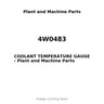 4W0483 - COOLANT TEMPERATURE GAUGE
