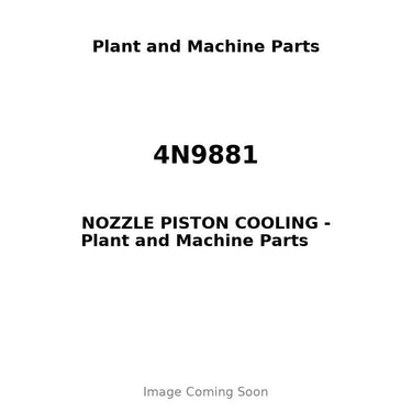 4N9881 - NOZZLE PISTON COOLING
