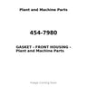 454-7980 - GASKET - FRONT HOUSING