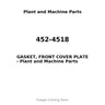 452-4518 - GASKET, FRONT COVER PLATE