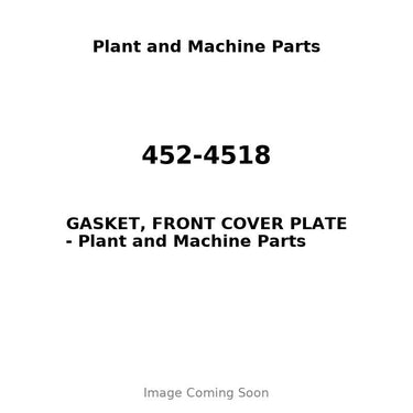 452-4518 - GASKET, FRONT COVER PLATE