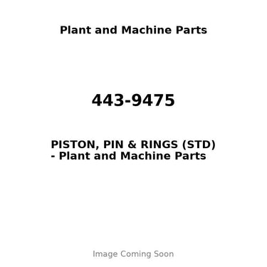 443-9475 - PISTON, PIN & RINGS (STD)