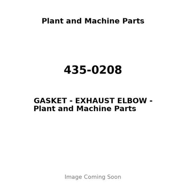 435-0208 - GASKET - EXHAUST ELBOW