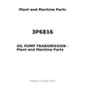 3P6816 - OIL PUMP TRANSMISSION