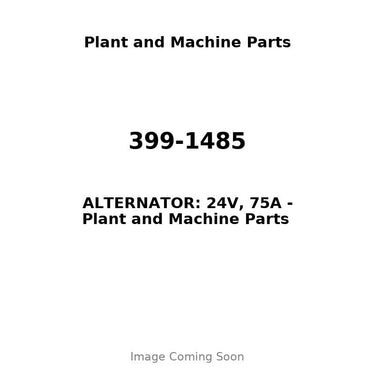 399-1485 - ALTERNATOR: 24V, 75A