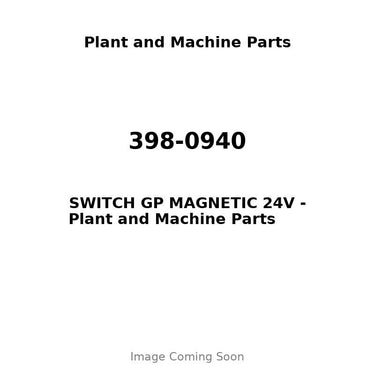 398-0940 - SWITCH GP MAGNETIC 24V
