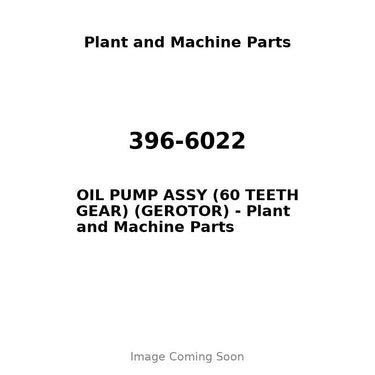 396-6022 - OIL PUMP ASSY (60 TEETH GEAR) (GEROTOR)