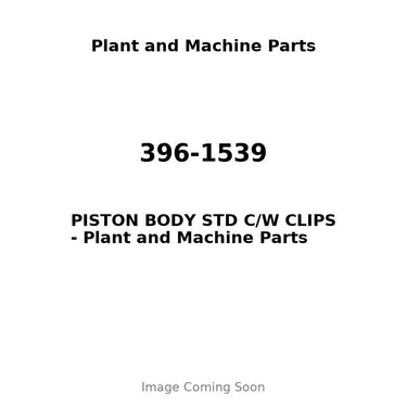 396-1539 - PISTON BODY STD C/W CLIPS