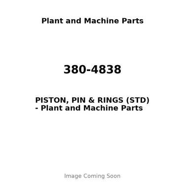 380-4838 - PISTON, PIN & RINGS (STD)