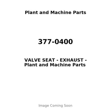 377-0400 - VALVE SEAT - EXHAUST