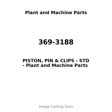 369-3188 - PISTON, PIN & CLIPS - STD