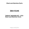 364-5145 - THRUST WASHER KIT - STD