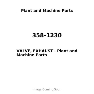 358-1230 - VALVE, EXHAUST
