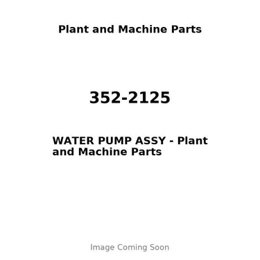 352-2125 - WATER PUMP ASSY