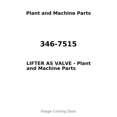 346-7515 - LIFTER AS VALVE