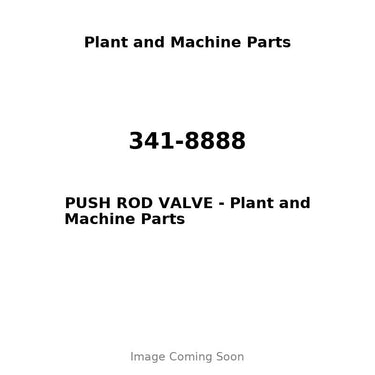 341-8888 - PUSH ROD VALVE
