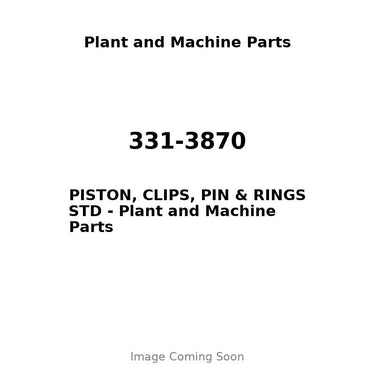 331-3870 - PISTON, CLIPS, PIN & RINGS STD